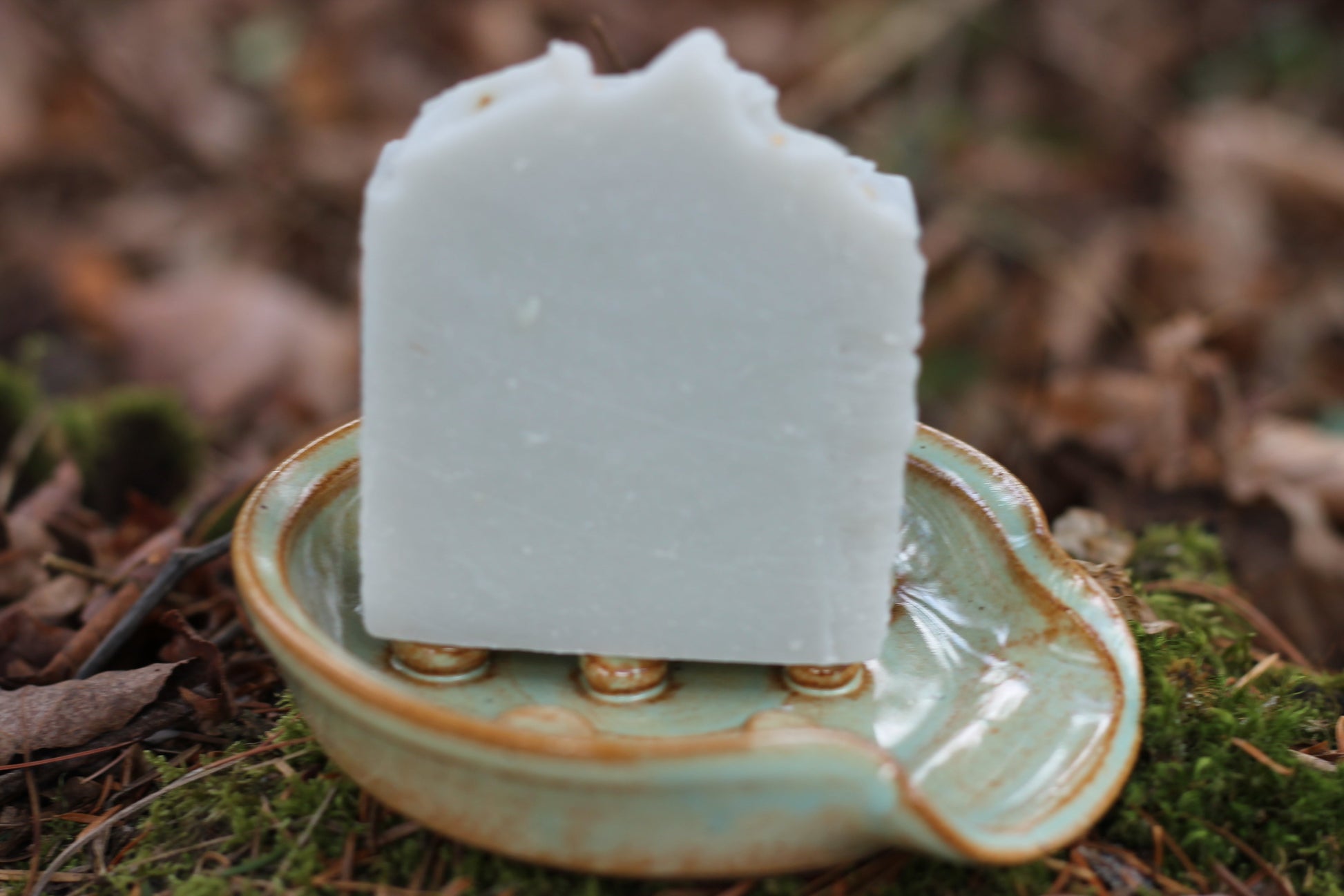 Custom Designed Pottery Soap Dish & Handmade Soap - New England Artisan - New England Craft Best of New England Handmade (Copy) by Belle Savon Vermont