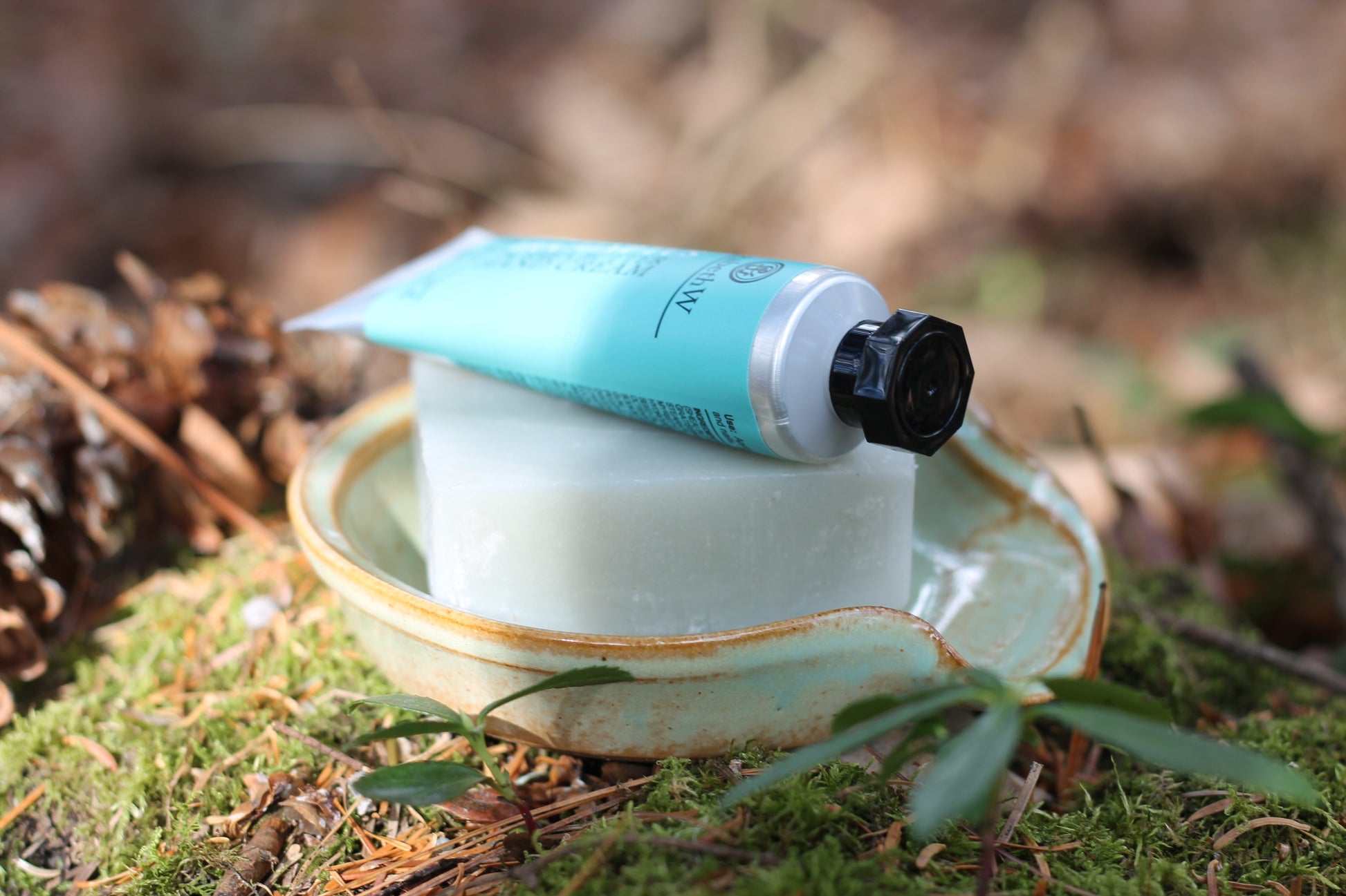 Custom Designed Pottery Soap Dish & Handmade Soap - New England Artisan - New England Craft Best of New England Handmade (Copy) by Belle Savon Vermont