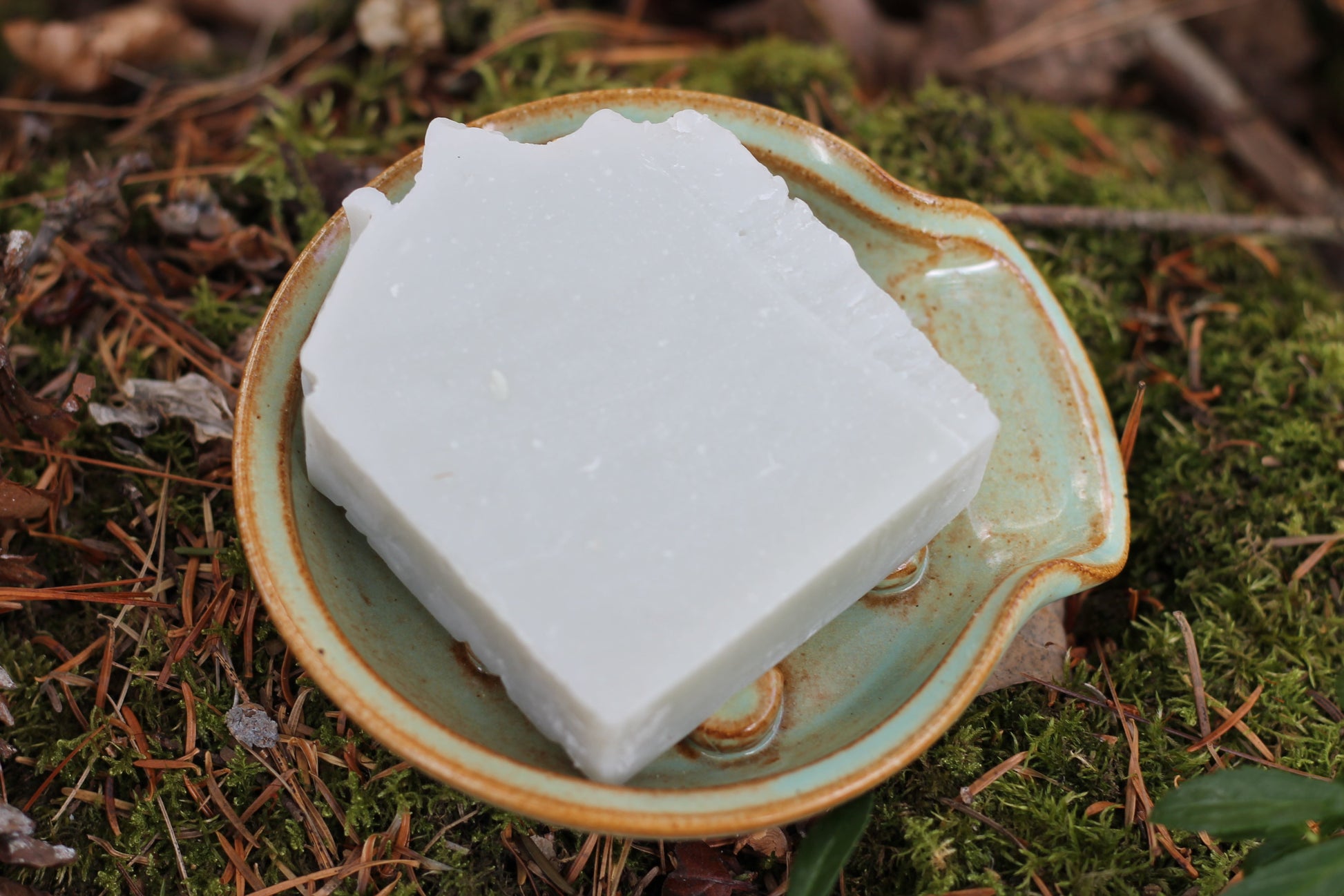 Custom Designed Pottery Soap Dish & Handmade Soap - New England Artisan - New England Craft Best of New England Handmade (Copy) by Belle Savon Vermont