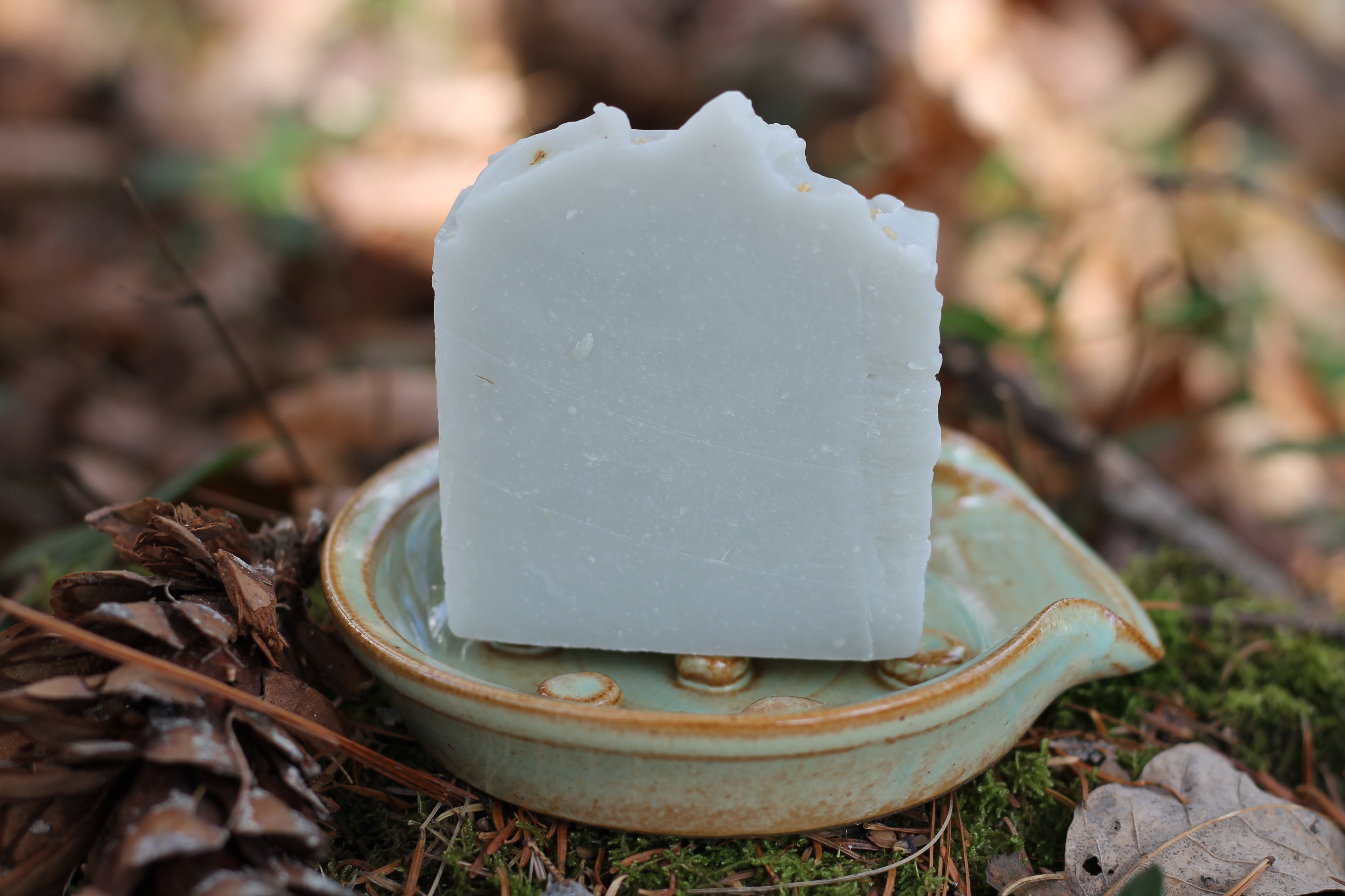 Custom Designed Pottery Soap Dish & Handmade Soap - New England Artisan - New England Craft Best of New England Handmade (Copy) by Belle Savon Vermont