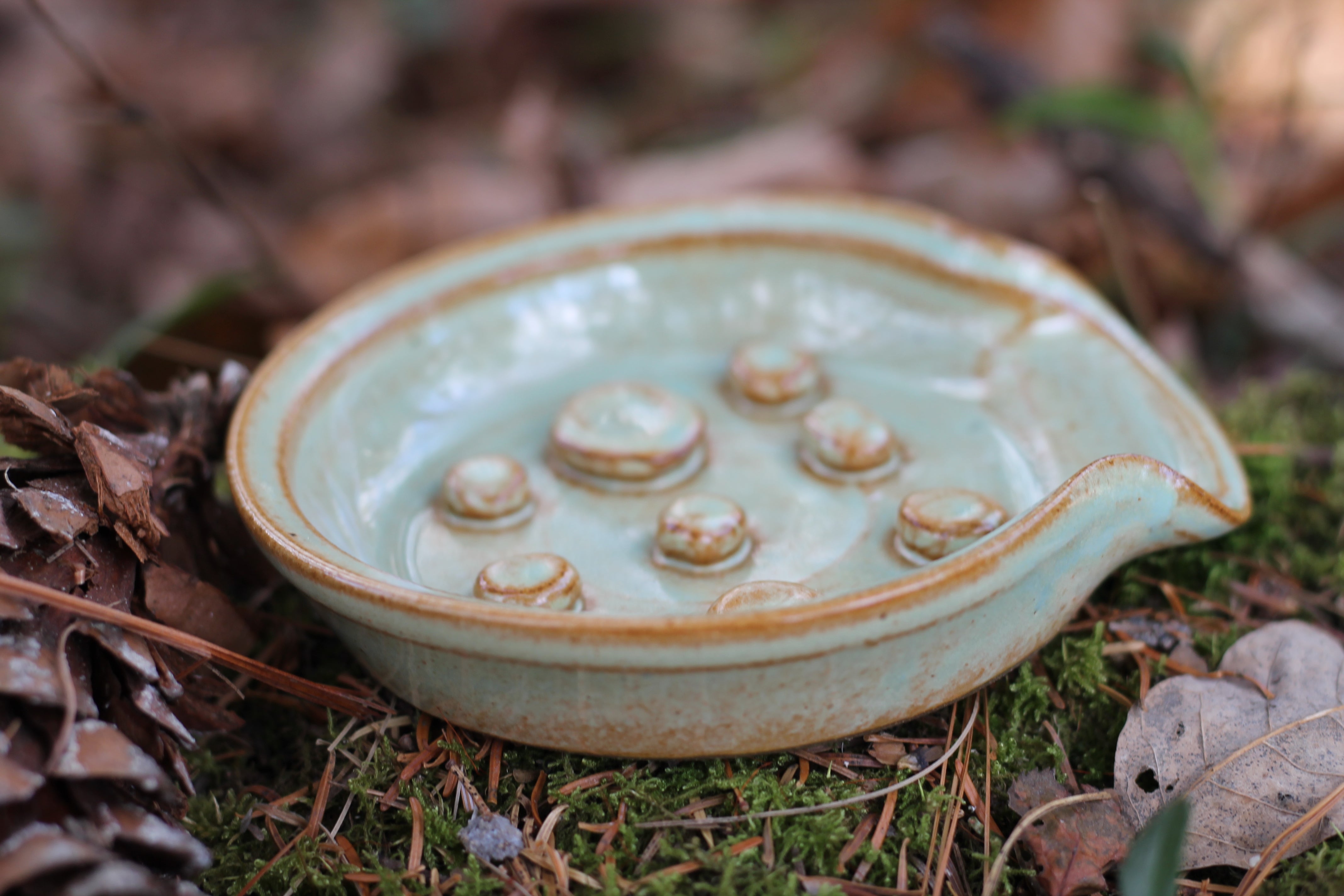 Custom Designed Pottery Soap Dish & Handmade Soap - New England Artisan - New England Craft Best of New England Handmade (Copy) by Belle Savon Vermont