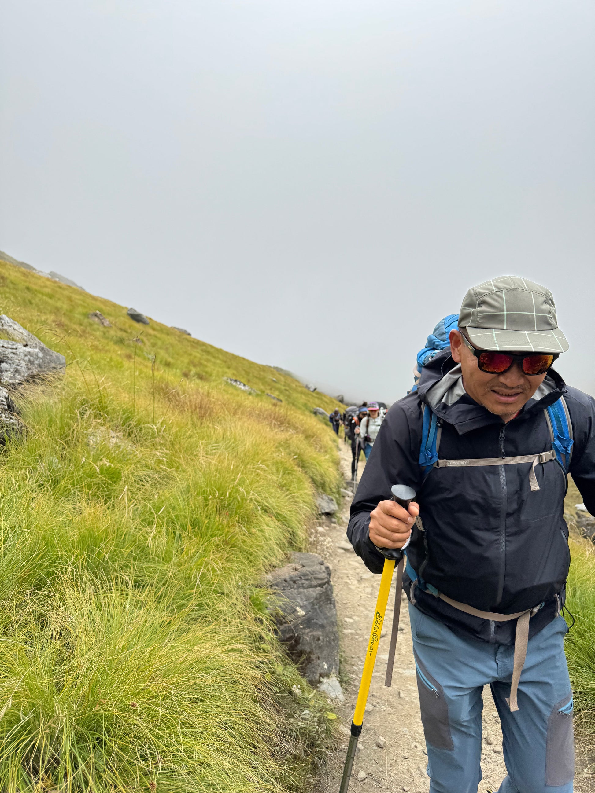 Gokyo Peak Mountain Cap | Slate Plaid by US Sherpa