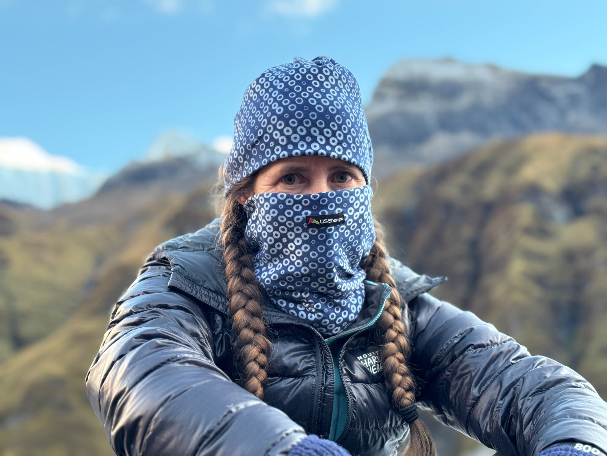 Mera Peak Neckwarmer - 116 Blue Ice by US Sherpa