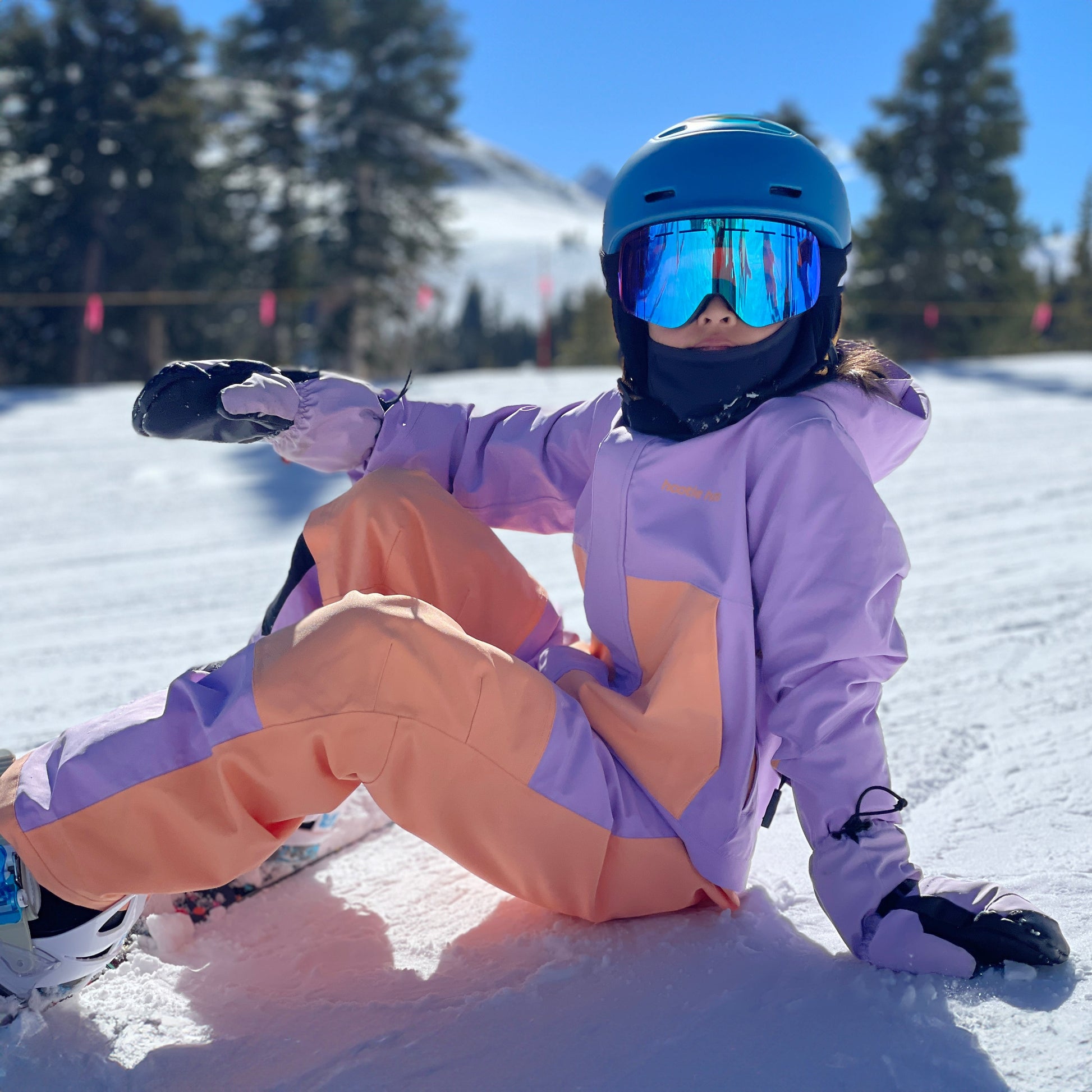 Kids Vista Insulated Snowsuit - Lavender/Apricot by Hootie Hoo