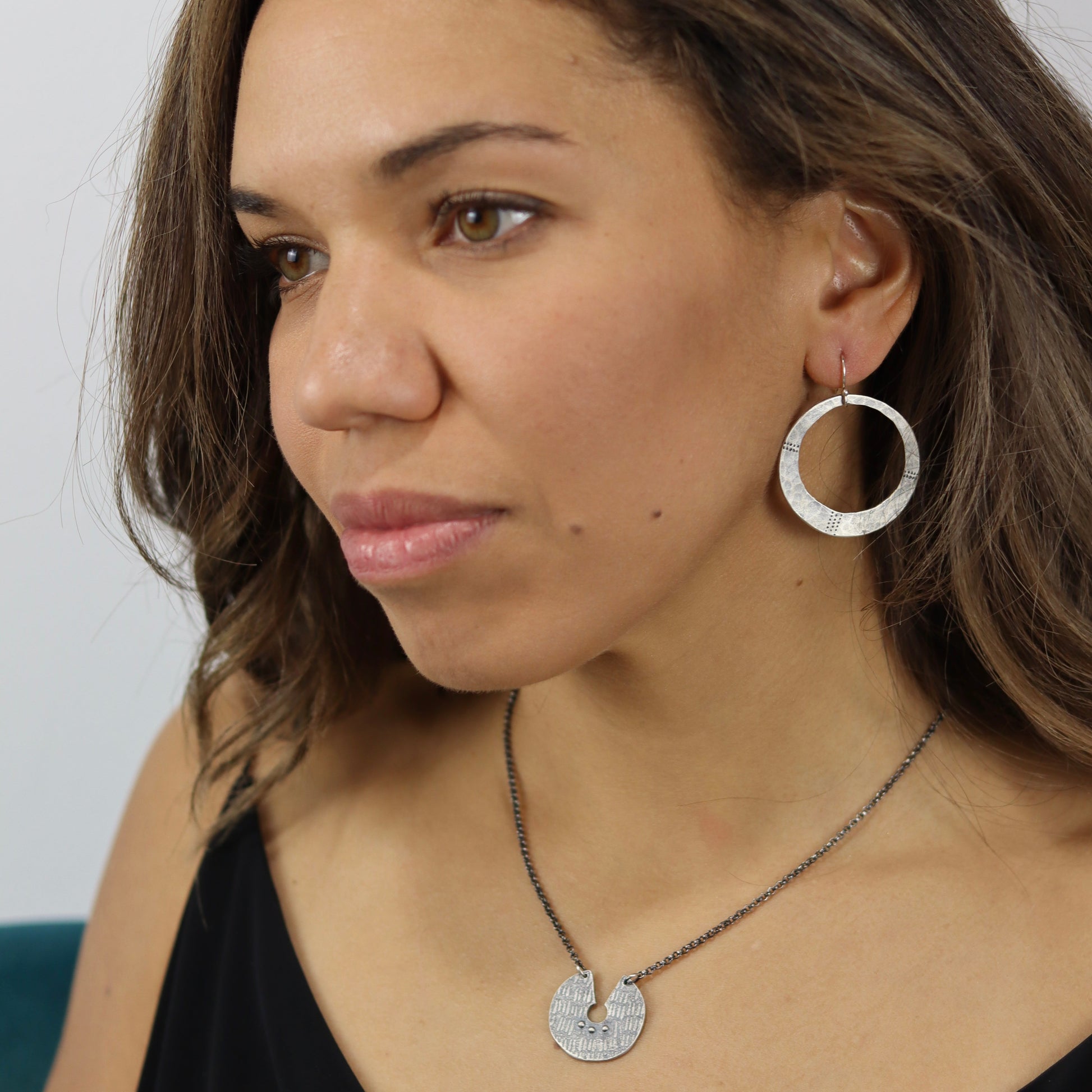 Orijen's Divine Earrings: Your choice of Brass or Silver! by jenkahnjewelry