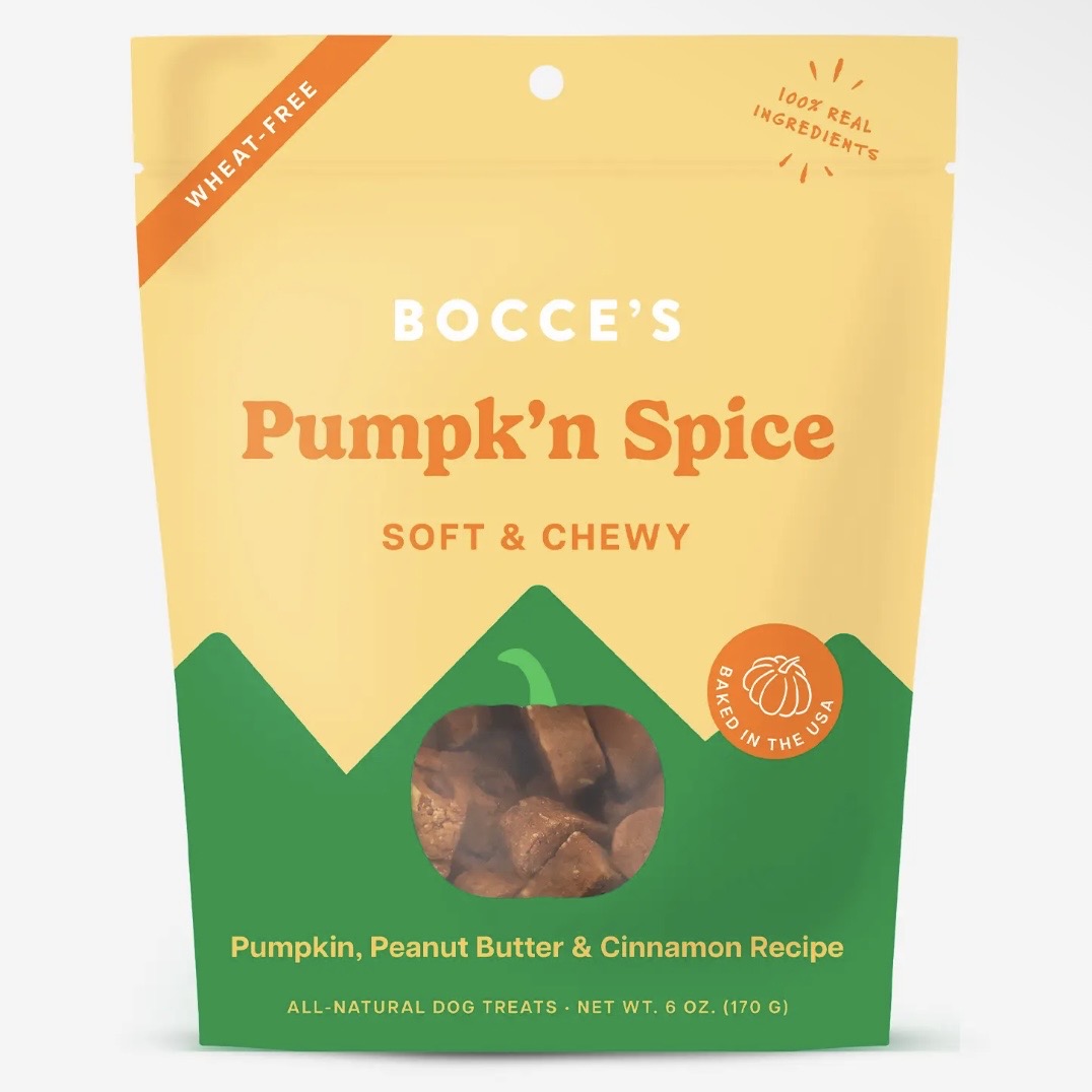 Bocce's Bakery Pumpkin Spice Soft & Chewy Treats