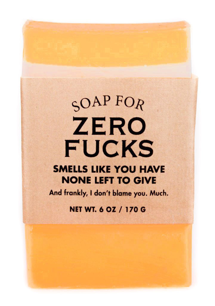 Soap - Zero Fucks by Homeportonline