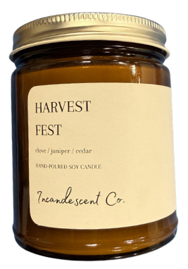 Incandescent Co. Harvest Fest Candle 9oz