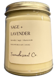 Incandescent Co. Sage & Lavender Candle 9oz