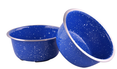 Indipets Camping Bowl 28oz Blue