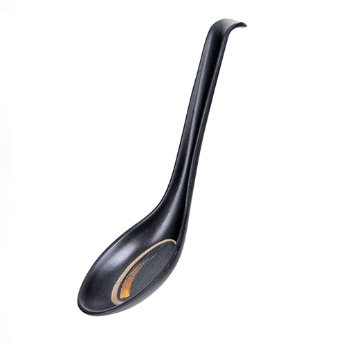 Soup Spoon - Black Gold Brush by Homeportonline