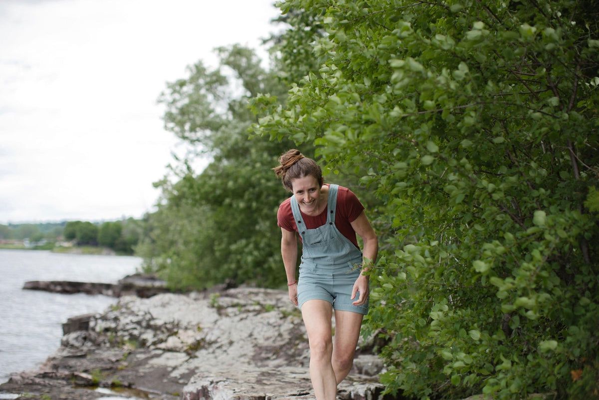 Chitwan Overall Shorts - Breeze