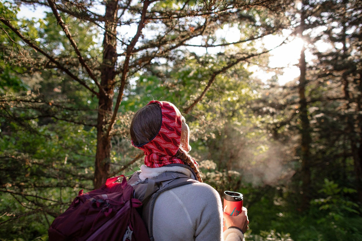 Khumbu Trail Headband - Red Fern