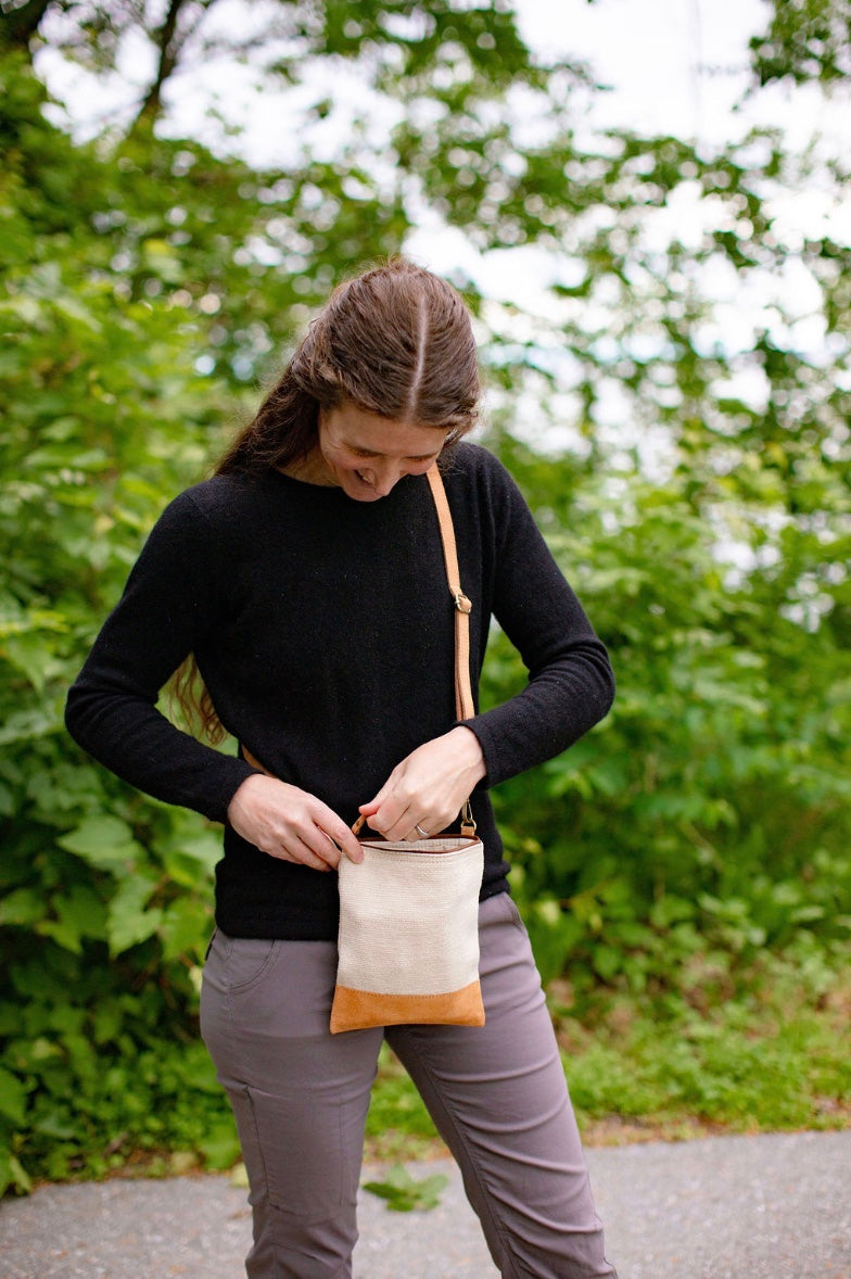 Himal Driftwood Crossbody Bag - Stone