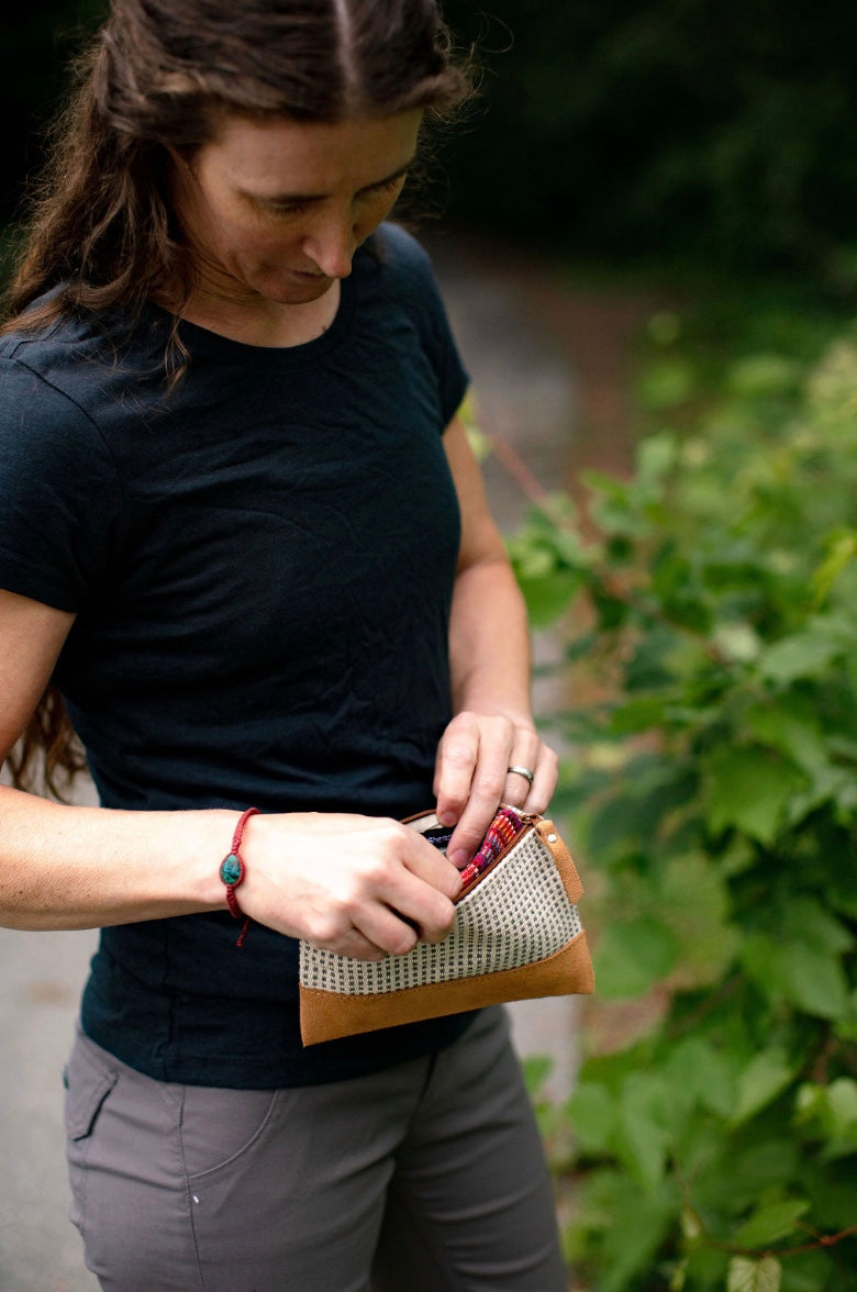 Himal Driftwood Clutch - Pebble