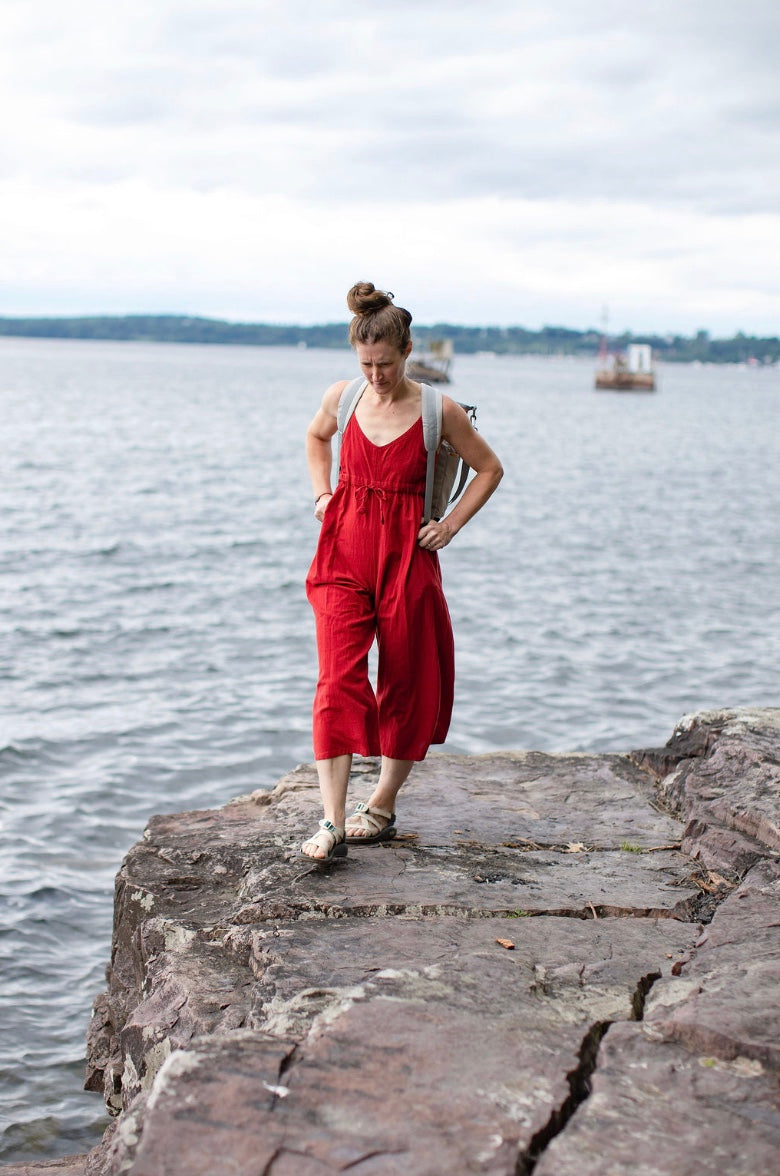 Lumbini Romper - Chili