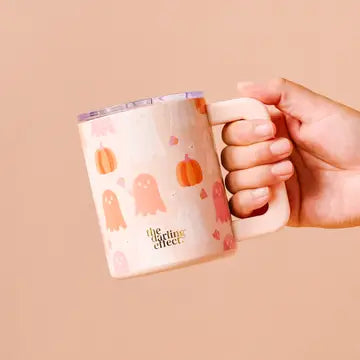 Sale! Insulated Mug Ghost Party- 14 oz