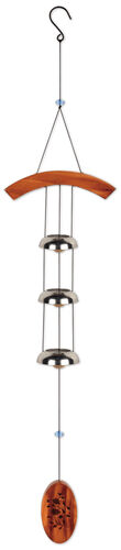 Wind Chime - Silver Arch Bells 32 by Homeportonline
