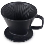 Coffee Dripper - 2 Cup Ceramic, Black by Homeportonline