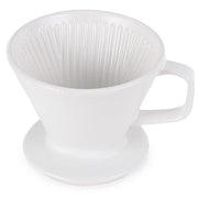 Coffee Dripper - 2 Cup Ceramic, White by Homeportonline