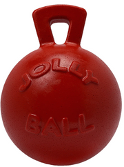 6" Jolly Pets Tug N Toss Red Dog Toy