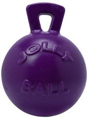 8" Jolly Pets Tug N Toss Purple Dog Toy