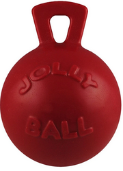 10" Jolly Pets Tug N Toss Red Dog Toy