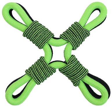 Jolly Pets Tik-Tak-Tugzz Small/Medium X Green/Black