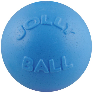 4.5" Jolly Pets Bounce-n-Play Blue Berry Dog Toy