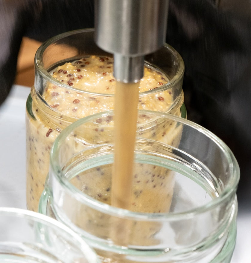 Garlic Turmeric Microbatch Mustard by Butterfly Bakery of Vermont