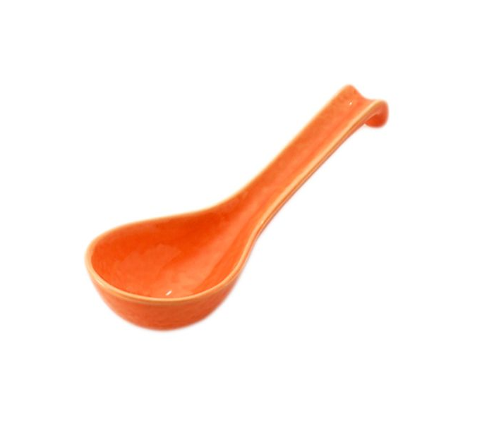 Ceramic Soup Spoon Orange by Homeportonline