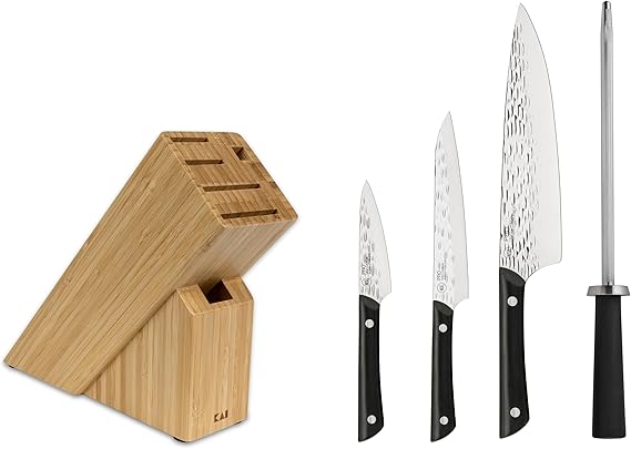 KAI Pro 5-Piece Slimline Block Set by Kiss the Cook