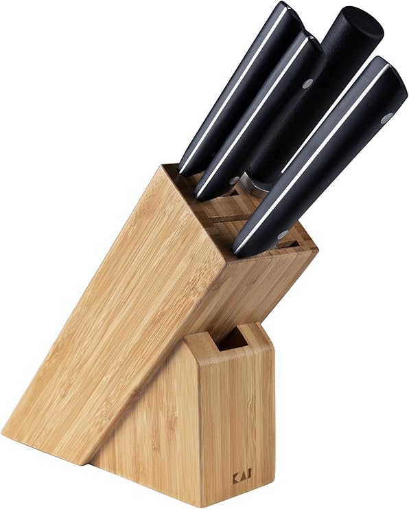 KAI Pro 5-Piece Slimline Block Set by Kiss the Cook