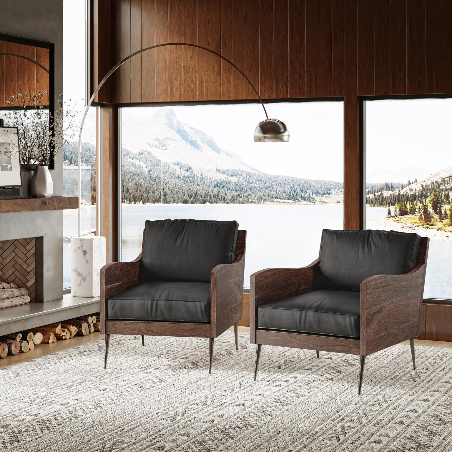 Karma Accent Chair Slate by Homeportonline