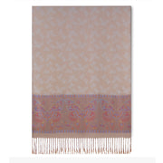 Khaki Butterfly Border Pashmina
