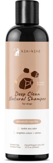 Kin+Kind - Deep Clean Almond+Vanilla Shampoo 12oz by Homeportonline