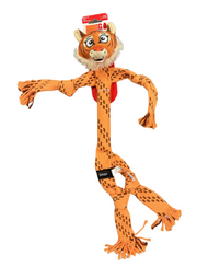 Kong Scrubz Safari Tiger Dog Toy Medium