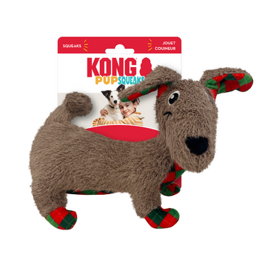 Kong Holiday PupSqueaks Tucker Medium Dog Toy