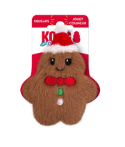 Kong Holiday Snuzzles Mini Gingerbread Brown Extra Small Dog Toy