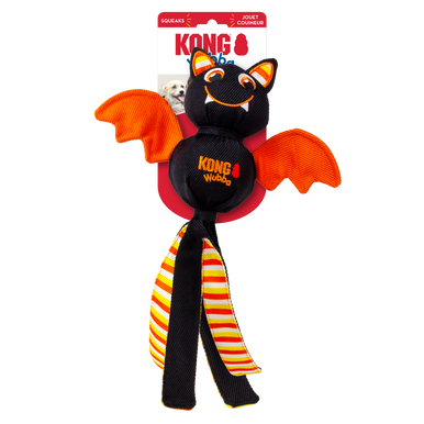 Kong Halloween Dog Toy Wubba Ballistic Bat Large