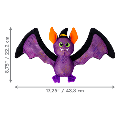 Kong Halloween Dog Toy Shakers Shimmy Bat Medium