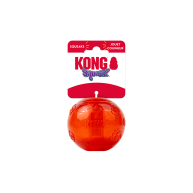 Kong Holiday Dog Toy Squeezz Ball Assorted Large