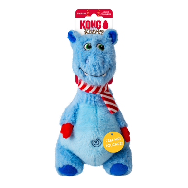 Kong Holiday Dog Toy Knots Belly Hippo Medium/Large
