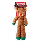 Kong Holiday Dog Toy Shakers Crumples Reindeer Extra Large