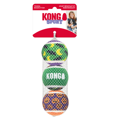 Kong Halloween Sport Balls Medium 3pk Dog Toy