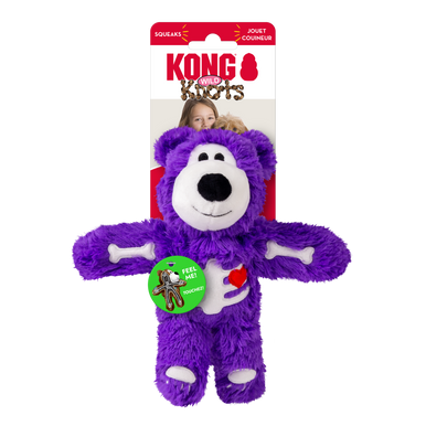 Kong Halloween Dog Toy Wild Knots Skeleton Bear Small/Medium Assorted
