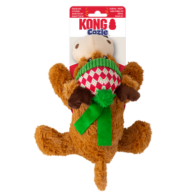 Kong Holiday Dog Toy Cozie Reindeer Medium