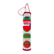Kong Holiday Dog Toy Occasions Balls Medium 4 pack