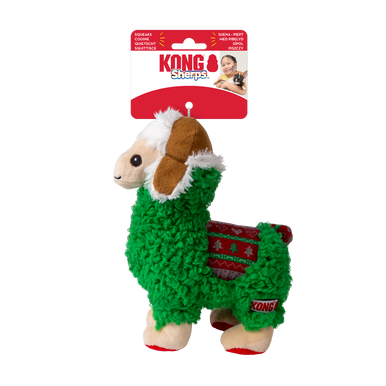Kong Holiday Dog Toy Sherps Llama Medium