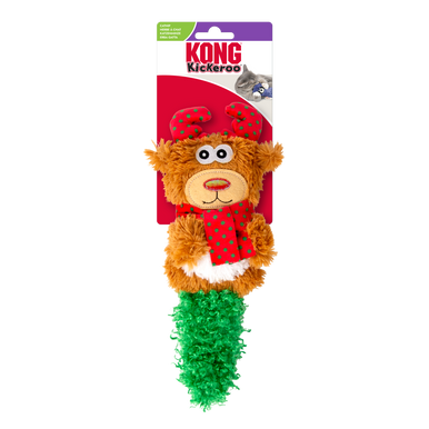 Kong Holiday Cat Toy Kickeroo Character Assorted